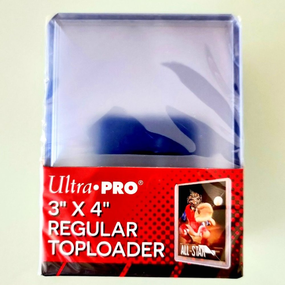 Pack of 25 Ultra-pro 3" x 4" Regular Hard Toploaders for Trading Cards